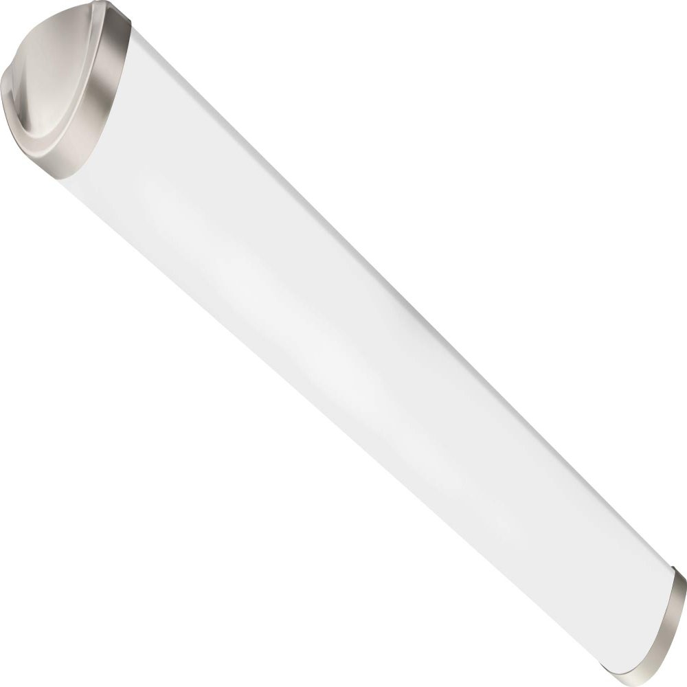 Lithonia Lighting FMLCRSLS 48IN 30K40K50K 90CRI BN Linear Flush Mount with Selectable Color Temperature, Brushed Nickel