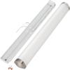 Lithonia Lighting FMLCRSLS 48IN 30K40K50K 90CRI BN Linear Flush Mount with Selectable Color Temperature, Brushed Nickel view 3