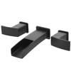 Pfister LG49-DF1B Kenzo 2-Handle Waterfall Wall Mount Bathroom Faucet Matte Black view 4