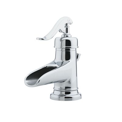 Pfister LG42YP0C Ashfield Single Control 4" Centerset Bathroom Faucet in Polished Chrome, Water-Efficient Model