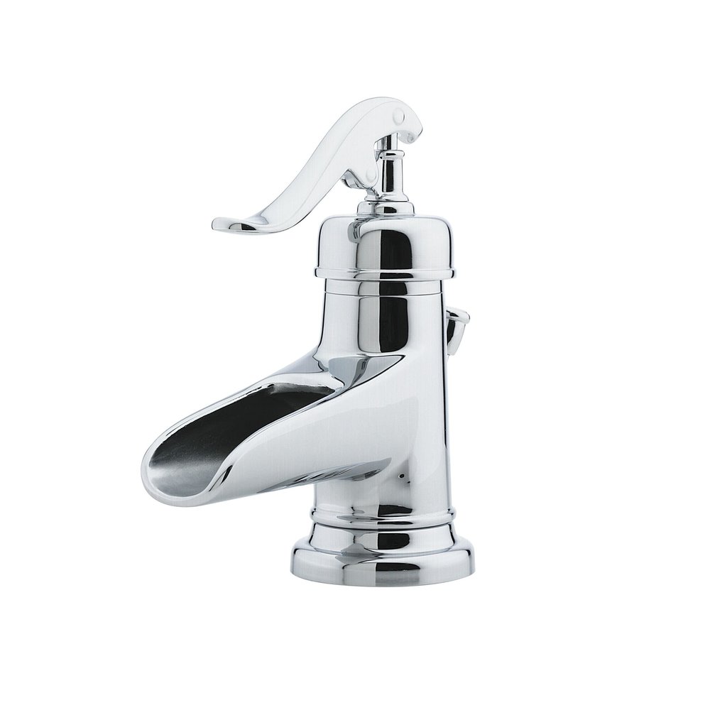 Pfister LG42YP0C Ashfield Single Control 4" Centerset Bathroom Faucet in Polished Chrome, Water-Efficient Model
