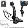 ChargerCity Dual USB Sirius XM Satellite Radio Car Truck Lighter Socket Mount w/Tilt Adjust & PowerConnect Cable for Onyx Plus EZR EZ Lynx Roady Starmate Xpress (Vehicle Dock NOT Included) view 2