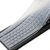Clear Desktop Computer Keyboard Cover Skin for PC 104/107 Keys Standard Keyboard, Anti Dust Waterproof Keyboard Protector Skin view 1
