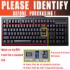 Clear Desktop Computer Keyboard Cover Skin for PC 104/107 Keys Standard Keyboard, Anti Dust Waterproof Keyboard Protector Skin view 3