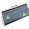 Clear Desktop Computer Keyboard Cover Skin for PC 104/107 Keys Standard Keyboard, Anti Dust Waterproof Keyboard Protector Skin view 4