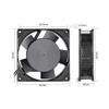 uxcell Cooling Fan 92mm x 92mm x 25mm SF9225AT AC 220V/240V 0.07A Long Life Sleeve Bearings view 2