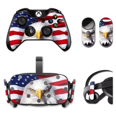 MightySkins Skin Compatible with Oculus Rift CV1 wrap Cover Sticker Skins America Strong