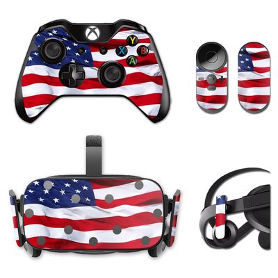 MightySkins Skin Compatible with Oculus Rift CV1 wrap Cover Sticker Skins American Flag