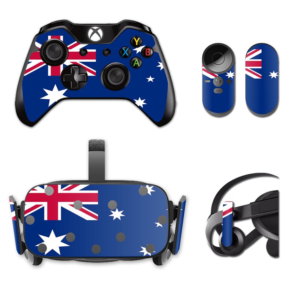 MightySkins Skin Compatible with Oculus Rift CV1 wrap Cover Sticker Skins Australian Flag