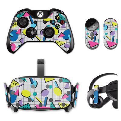 MightySkins Skin Compatible with Oculus Rift CV1 wrap Cover Sticker Skins Awesome 80s