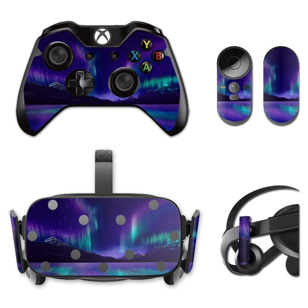 MightySkins Skin Compatible with Oculus Rift CV1 wrap Cover Sticker Skins Aurora Borealis