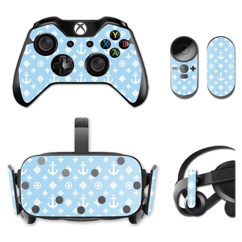 MightySkins Skin Compatible with Oculus Rift CV1 wrap Cover Sticker Skins Baby Blue Designer