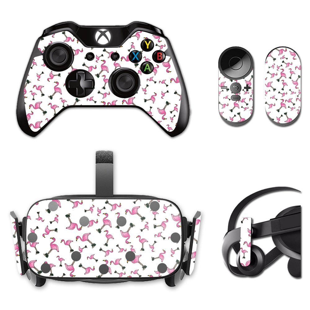 MightySkins Skin Compatible with Oculus Rift CV1 wrap Cover Sticker Skins Cool Flamingo