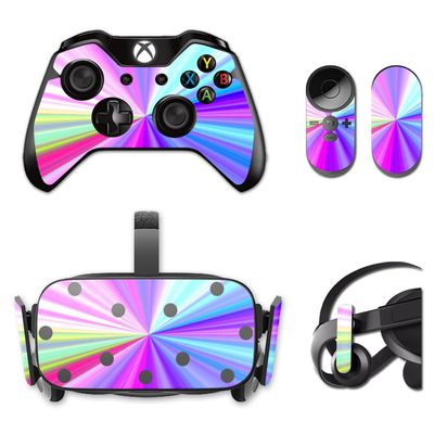 MightySkins Skin Compatible with Oculus Rift CV1 wrap Cover Sticker Skins Rainbow Zoom