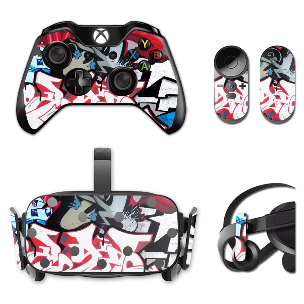 MightySkins Skin Compatible with Oculus Rift CV1 wrap Cover Sticker Skins Graffiti Mash Up