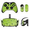 MightySkins Skin Compatible with Oculus Rift CV1 wrap Cover Sticker Skins Green Fabric view 1