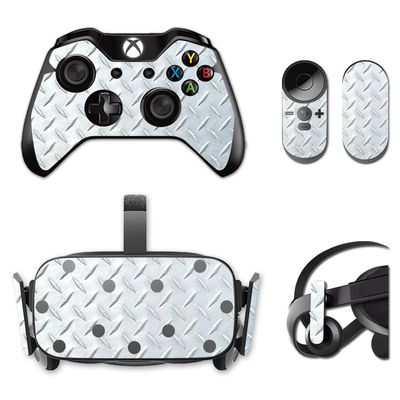 MightySkins Skin Compatible with Oculus Rift CV1 wrap Cover Sticker Skins Diamond Plate