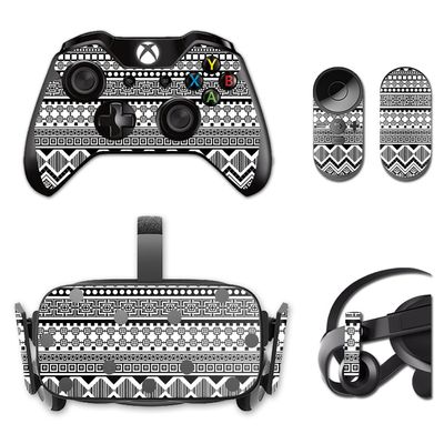 MightySkins Skin Compatible with Oculus Rift CV1 wrap Cover Sticker Skins Black Aztec