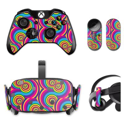 MightySkins Skin Compatible with Oculus Rift CV1 wrap Cover Sticker Skins Groovy 60s