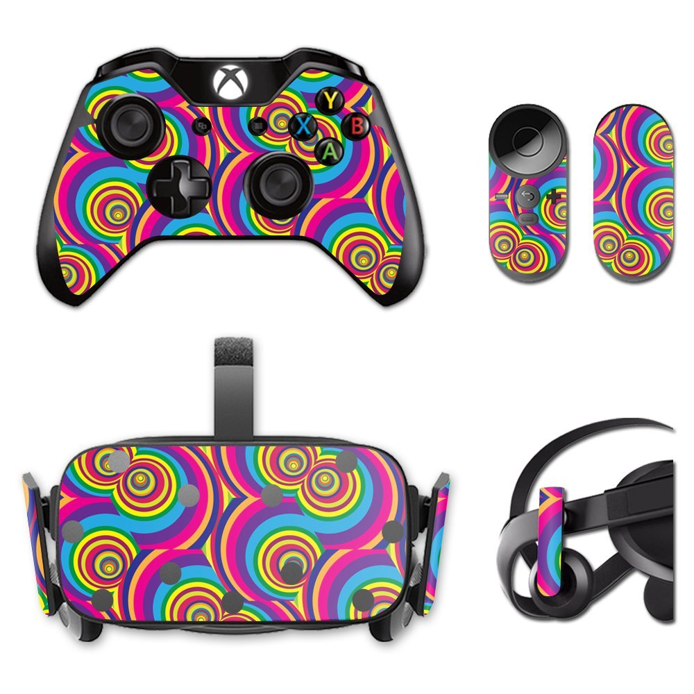 MightySkins Skin Compatible with Oculus Rift CV1 wrap Cover Sticker Skins Groovy 60s