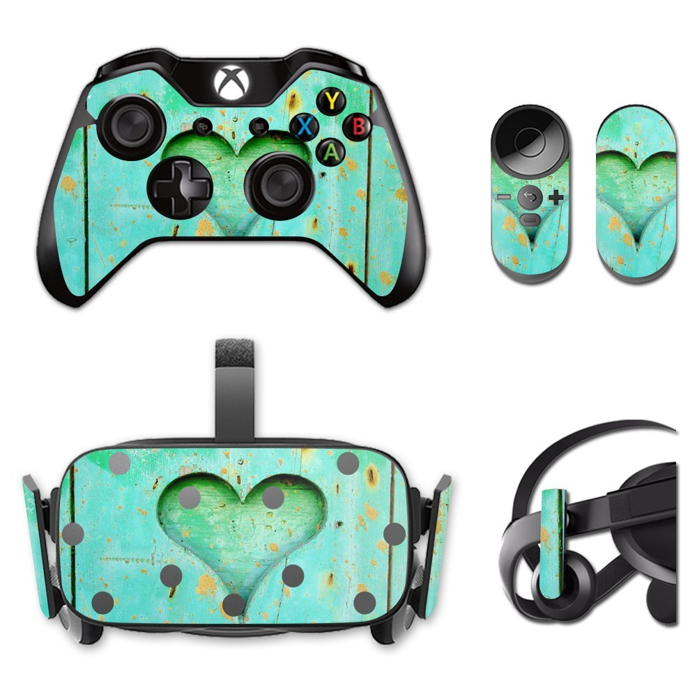 MightySkins Skin Compatible with Oculus Rift CV1 wrap Cover Sticker Skins Heartwood