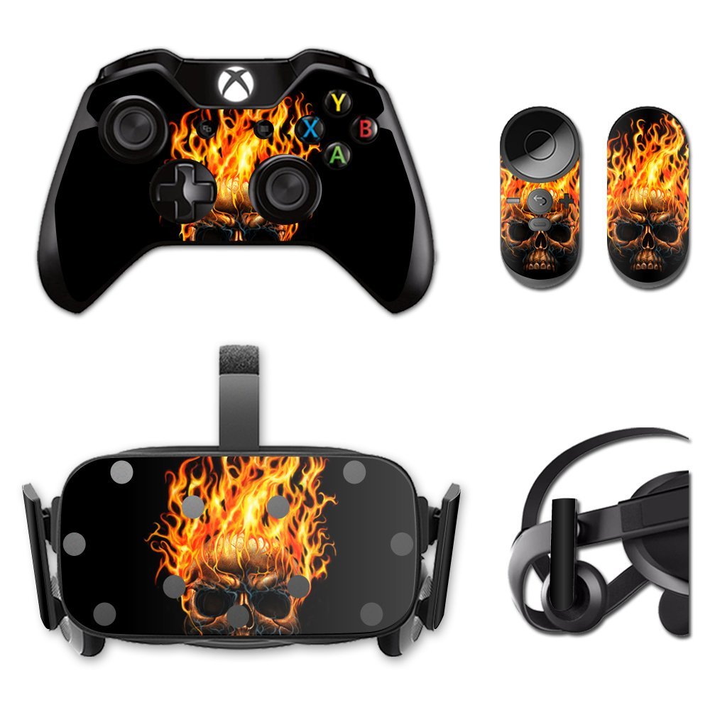 MightySkins Skin Compatible with Oculus Rift CV1 wrap Cover Sticker Skins Hot Head