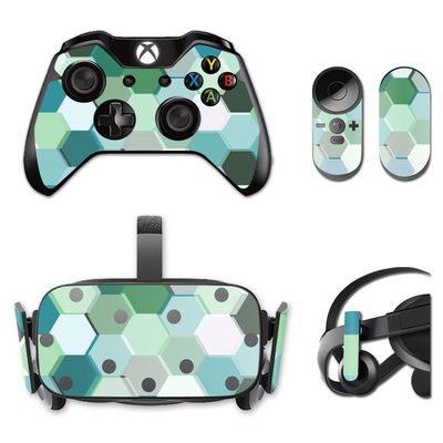 MightySkins Skin Compatible with Oculus Rift CV1 wrap Cover Sticker Skins Hexagon Tiles