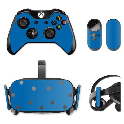 MightySkins Skin Compatible with Oculus Rift CV1 wrap Cover Sticker Skins Solid Blue