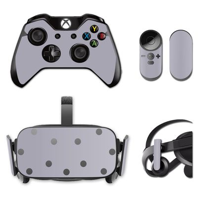 MightySkins Skin Compatible with Oculus Rift CV1 wrap Cover Sticker Skins Solid Gray