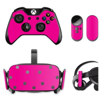 MightySkins Skin Compatible with Oculus Rift CV1 wrap Cover Sticker Skins Solid Hot Pink