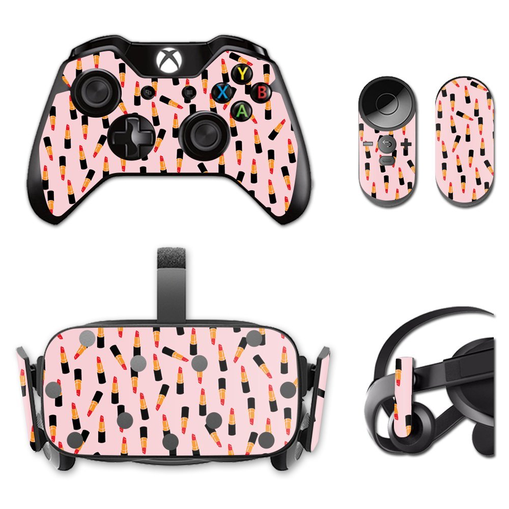 MightySkins Skin Compatible with Oculus Rift CV1 wrap Cover Sticker Skins Lipstick Pattern