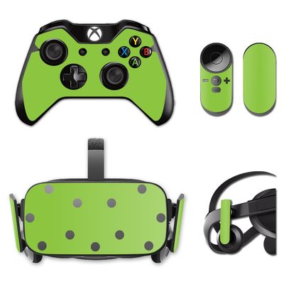 MightySkins Skin Compatible with Oculus Rift CV1 wrap Cover Sticker Skins Solid Lime Green