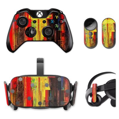 MightySkins Skin Compatible with Oculus Rift CV1 wrap Cover Sticker Skins Painted Wood
