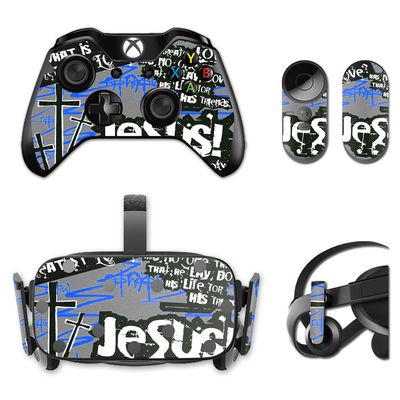MightySkins Skin Compatible with Oculus Rift CV1 wrap Cover Sticker Skins Love Jesus
