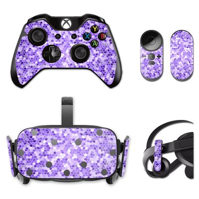 MightySkins Skin Compatible with Oculus Rift CV1 wrap Cover Sticker Skins Stained Glass