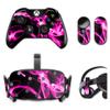 MightySkins Skin Compatible with Oculus Rift CV1 wrap Cover Sticker Skins Pink Flames view 1