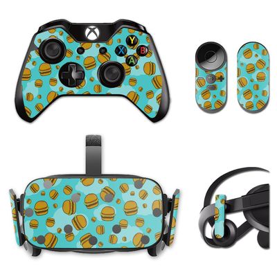 MightySkins Skin Compatible with Oculus Rift CV1 wrap Cover Sticker Skins Burger Heaven
