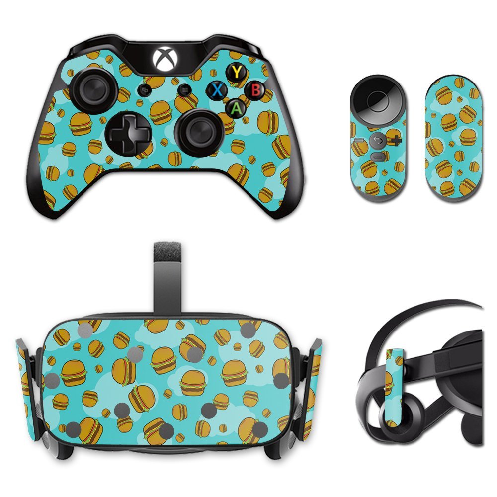 MightySkins Skin Compatible with Oculus Rift CV1 wrap Cover Sticker Skins Burger Heaven