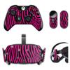 MightySkins Skin Compatible with Oculus Rift CV1 wrap Cover Sticker Skins Pink Zebra view 1