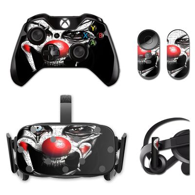 MightySkins Skin Compatible with Oculus Rift CV1 wrap Cover Sticker Skins Evil Clown