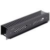 NavePoint 2U Plastic Rack Mount Horizontal Cable Manager Duct Raceway for 19 Inch Server Rack view 1