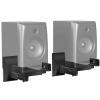 WALI Speaker Wall Mount, Surround Sound Speaker Stand with Adjustable Swivel Tilt Angle, Bookshelf Speaker Wall Mounts for Living Room, Home Theater, Hold Up to 55 Lbs, (SWM201), 1 Pair, Black view 1