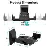 WALI Speaker Wall Mount, Surround Sound Speaker Stand with Adjustable Swivel Tilt Angle, Bookshelf Speaker Wall Mounts for Living Room, Home Theater, Hold Up to 55 Lbs, (SWM201), 1 Pair, Black view 3