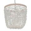 KOUBOO Inverted Pendant Lamp, Bubble Seashell, White view 1
