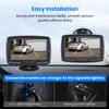 AUTO-VOX CS-2 Wireless Backup Camera with 4.3" Car Monitor, Easy Install Stable Digital Signal Back Up Camera System, Super Night Vision Reverse Cam for Truck, SUV, Van, Trailer view 4