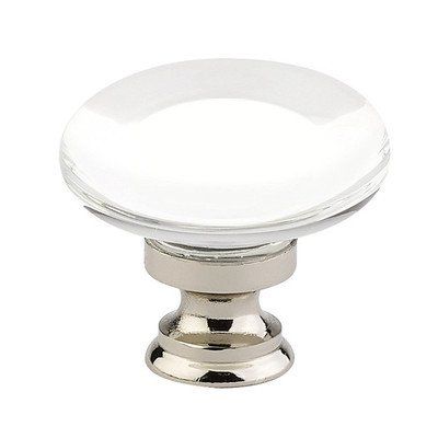 Emtek 86567US26 Providence 1.375 in Cryst, Bright Chrome