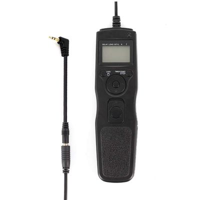FocusFoto LCD Timer Remote Control Shutter Release Cable Cord for Canon EOS 80D 77D 60D 800D 760D 750D 700D 650D 600D 1500D 1300D 1200D 1100D 1000D 550D 450D DSLR Camera
