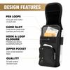 Perilogics Tactical MOLLE Phone Holster for Men, EDC Cell Phone Pouch with Belt Clip, Durable Nylon Belt Phone Holder Fits iPhone 17/16/15/14 Pro Max, Samsung S25/S24 Ultra with Rugged Case view 3