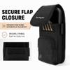 Perilogics Tactical MOLLE Phone Holster for Men, EDC Cell Phone Pouch with Belt Clip, Durable Nylon Belt Phone Holder Fits iPhone 17/16/15/14 Pro Max, Samsung S25/S24 Ultra with Rugged Case view 4