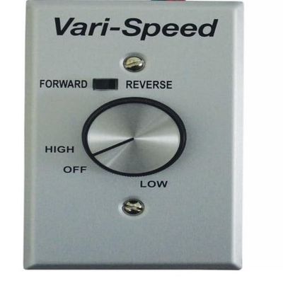 Envirofan SC 105FR / 1-5 Fan Speed Control/Reversing Switch Built in / 5 Amp Capacity / 120 V